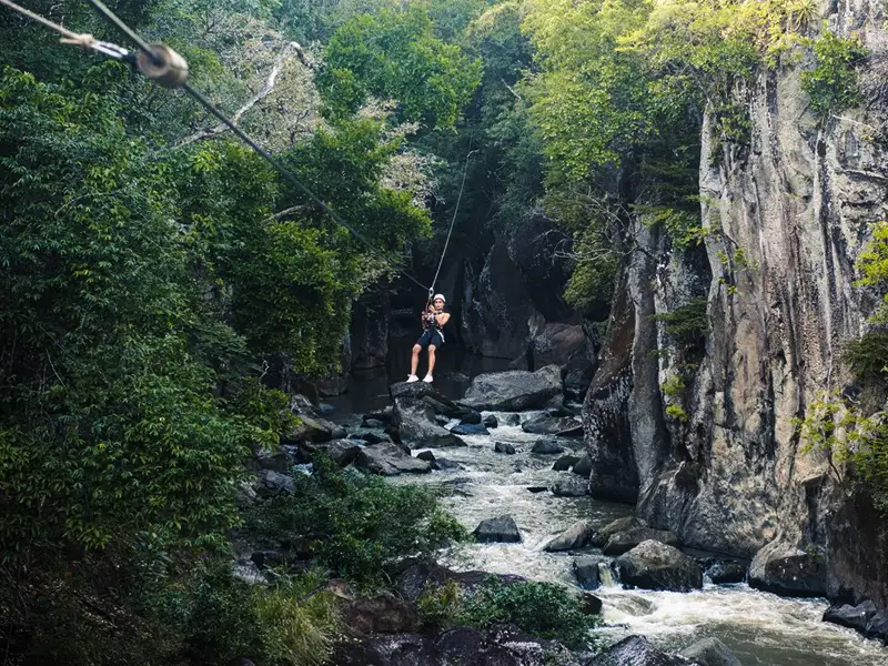 Canyon adventure at Rio Perdido